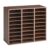 VEVOR Wood Literature Organizer 27 Compartments Office Mailboxes Brown