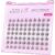VEYESBEAUTY Brown Manga Lash Clusters Eyelash Extensions Thin & Invisible Band DIY Individual False Eyelashes Newbie’s Five-Second Series Wispy Lash Tray 10mm Length for Self-application