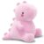 VHYHCY Cute Dinosaur Plush Toys, Fat Dinosaur Stuffed Animals, Soft Plush Dino Plushie, Birthday Gifts for Kids Girls Boys Pink 8 inch