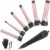 VIAENKFG 6-in-1 Curling Iron Professional Wand Set Instant Heat Up Hair Curler with 6 Interchangeable Ceramic Barrels