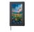 Vibrant Meadow Blooms Colorful Wildflowers Field Spring Sky Hardcover Journal, Black