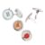 VICASKY 50pcs Round Head Paper Fasteners Alloy Brads for DIY Crafts and Scrapbooking, Sturdy Metal Material, and Little Boys Creative Projects