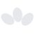 VICASKY Oval Canvas Boards Cotton and Mixed Linen Fabric for Painting 3pcs with Strong Oil Absorption, Acrylic and Oil Painting Panels for Artists in Art Classes or Studios