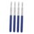 VICASKY Telescopic Teacher Pointer Stick Silicone Grip 4pcs Adjustable Length Retractable Stainless Steel Handheld Pointer Portable Teaching for Classroom Blackboards and Whiteboards