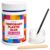 VICBTZT Temporary Building Block Glue – Compatible with Lego Bricks, Rebuildable – Non-Toxic, with a Precision Brush for Mini Builds, Ideal for Display MOCs Like Model Cars & Flowers