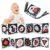 Vicloon Black and White Baby Toys, High Contrast Baby Book for Newborn