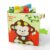 Vicloon Soft Baby Books Toys, Baby Soft Book with Animals and Label, Cloth Book Has 3D Touch and Feel Crinkle, Baby Soft Cloth Book for 0-3 Year Old, Educational Learning Toy Baby Books(Monkey)