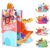 Vicloon Soft Cloth Books 0-6 Months, High Contrast Sensory Baby Toys – Tummy Time, Bath, Crinkle, Squeaky, Washable, Chewable, Non-Toxic, Early Educational