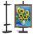Victawks Adjustable Tabletop Easel Stand, Picture Easels for Display Up to 29″ H, Metal Picture Frame Holder Stand Table for Art, Photo (Black)