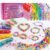 VICTLOV Bracelet Making Kit for Kids, 1000+ Colorful Beads, 50+ Styles, 24 Pack Bracelet Wands, Ages 4+