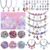 VICTLOV Charm Bracelet Making Kit, DIY Craft for Girls, Unicorn/Mermaid Crafts Gifts Set for Arts and Crafts for Girls Teens Ages 5-12