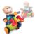 victob Friction Powered Stunt Car, Push and Go Toy Car with 360° Upright Spin, Rotating Tricycle Vehicle, No Batteries Required, Toy Car for Boys & Girls Ages 3, Random Color