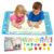 victob Water Doodle Mat, 40 x 30 Inch Mess Free Magic Water Drawing Mat, Kids Learning Toys for Toddlers Age 3 4 5 6 7 8, Christmas Birthday Gifts for Girls Boys