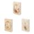 Viewamoon Floral Cross Dove Bible Cover for Women Teens 3 Pack Stretchable Book Sleeves for Christian 9 x 11 Inches Protective Textbook Covers for Study Reading