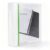 View Binder 2 Inch 3 Ring Binder with Clear Cover, 520-Sheet Capacity Heavy Duty Durable White Presentation Binder for Office School Supplies, 1 Pack