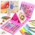 VigorFun Art Supplies, 240-Piece Drawing Art Kit, Gifts for Kids Girls Boys Teens, Art Set Crafts Case with Double Sided Trifold Easel, Includes Sketch Pads, Crayons, Colored Pencils (Pink)