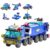 Vilbocr Police Car Toy Building Set for Kids Ages 5-12 | 147-Piece Construction Toy with Moving Wheels Car Chase Adventure Playset