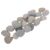 VILLCASE 24pcs Flat Polished Pebbles 3-5cm for Painting and Crafts, Natural Large Stones for and Adults, for DIY Projects and Flower Pots Decoration