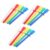 VILLCASE 30pcs Plastic Glue Smear Sticks for DIY Craft Projects 11.5cm Abs