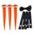 VILLCASE Garden Tree Staking Kit for Young Trees and Garden Saplings with Sturdy Plastic and Nylon Material Includes Long Rope for Outdoor Orchards