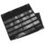 VILLCASE Portable Black Oxford Cloth Pocket Chart with Multiple Card Slots and Sentence Strips Holder for Interactive Learning and Improving Word Recognition in Outdoor Sessions and Home