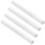VILLFUL 4pcs Refillable White Oil-based Paint Pen with 0.7mm Extra Fine Tip, Aluminum Body, Permanent Opaque Color for Wood and Metal, for DIY Furniture Repair and Graffiti Art Projects