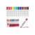 Vinabo Whiteboard Markers, Dry and Residue-Free Erase Whiteboard Markers, Round Tip, Pack of 12, Whiteboard Markers, Wipeable for School Supplies