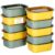 VINATO Airtight Food Containers 10pcs – 1100ml Meal Prep, PP Microwave Containers BPA Free, Dishwasher & Freezer Safe, 12 Labels