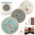 VINATO Embroidery Kit for Beginners – Complete Embroidery Kit with Flower Motifs, 34 Techniques, Bamboo Embroidery Hoops (20 cm), 10 Colours Embroidery Thread & Tools – Embroidery Set for Adults