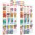 Vincreem 2 Pack Classroom Chart Treasure Organizer 30 Pockets Incentive Reward Prizes Pockets Teachers Treasure Chest Clear Wall Hanging Storage with 36 Score Sticker for Classroom Behavior Training