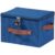 VinneGenzz Lockable Storage Bins Box with Zipper Lid Combination Lock