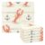 Vintage Beach Lobster Kitchen Dish Towels 6 Pack Thick Cotton Wash Cloths