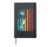 Vintage Class of 2028 Graduation Back to School USA Flag Hardcover Journal, Black