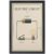 Vintage Electric Circuit Science Wall Print(16x24inchs，Black Framed)