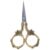 Vintage Flower Embroidery Scissors, Stainless Steel(Gold)