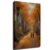 Vintage Halloween Town Canvas Wall Art (Framed,24×36 inch)