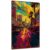 Vintage Las Vegas Street View Aluminum Metal Sign 8X12 Inch, Retro Pop Art Cityscape Wall Decor, for Home Bar Garage Cafe Man Cave
