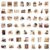 Vintage Letter Theme PET Stickers for Journal and Scrapbook Decoration