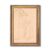 Vintage Market Sketch Wall Art Gold Framed Canvas Print