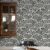 Vintage Peel and Stick Wallpaper Beige Black Wallpaper Farmhouse Cottage Leaf Contact Paper Renter Friendly Removable Wall Paper Botanical for Cabinets Bathroom Kitchen Laundry Vinyl 78.7″ x 17.3″