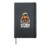 Vintage Pinball Grandpa Retro Arcade Garage Collector. Hardcover Journal, Black