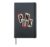 Vintage Punk Rock Hardcover Journal, Black