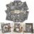Vintage Scrapbook Paper Double Sided 12×12 Distressed Dark Grunge 24 Sheets