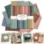 Vintage Scrapbook Paper Double Sided 6×6 Boho Earthy Geometric 24 Sheets