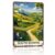 Vintage South Downs National Park Landscape Print, 8×12 Inch Aluminum Metal Wall Art, Retro Travel Decor for Home Living Room Bedroom Garage