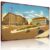 Vintage Street Cityscape Vintage Metal Sign 8X12 Inch Aluminum, Wall Decor For Home Garage Cafe Bar Man Cave
