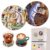 Vintage Style Cat Illustration Funny Round Magnetic Coaster Set of 2 Doubles as Fridge Magnets, for The Office Desks Home Kitchen Coffee Tea Table, Birthday Housewarming Gifts for Friend Coworker BBF