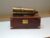 Vintage Style Engraved Brass Nautical Marine Telescope with Box