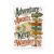 Vintage Travel Decor Poster – Adventure Awaits Signpost – 13×19