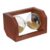 Vintage Wooden Glass Hourglass Timer Ornament for Desk 15-Minute